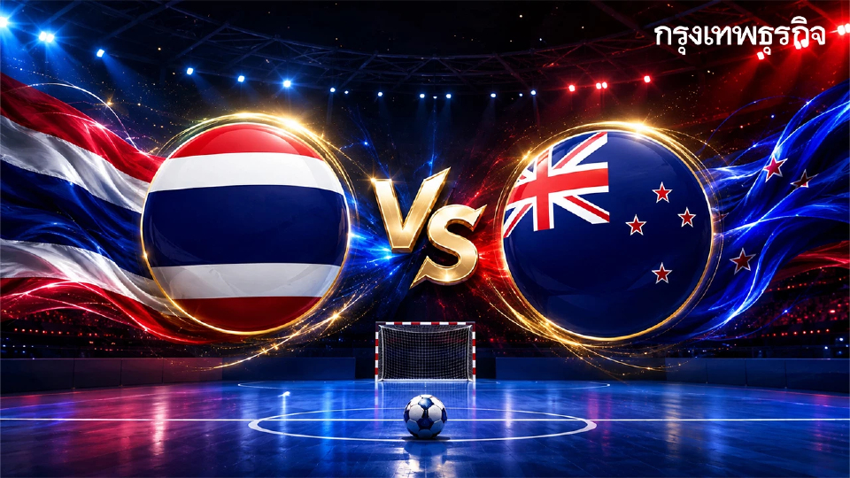 ถ่ายทอดสดฟุตซอล ไทย พบ นิวซีแลนด์ ดูบอลสด Continental Futsal Championship 2026