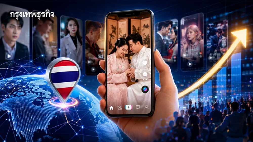 ไทย Top 6 โลก ดาวน์โหลดแอปซีรีส์แนวตั้ง สัญญาณ Microdrama โตแรง