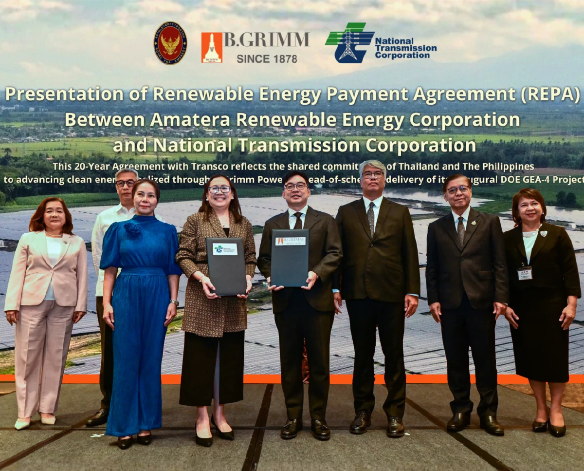 บี.กริม ผนึกพันธมิตรฟิลิปปินส์ ลุยขายไฟโซลาร์ 50 MW รุกพลังงานสะอาดอาเซียน