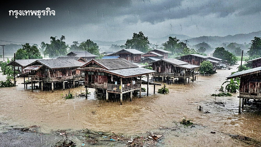 มรสุมพาดผ่าน อุตุฯ เตือนเหนือ-อีสาน ฝนตกหนัก 7 จว. ระวังน้ำท่วมฉับพลัน ทะเลคลื่นแรง