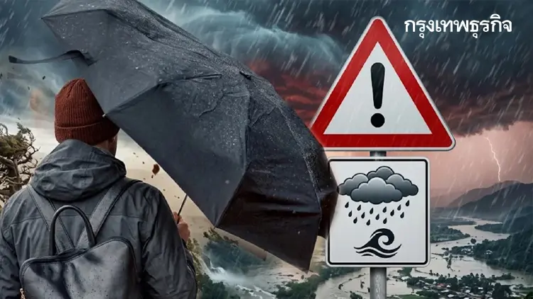อากาศวันนี้ ประกาศ ฉ.4 ไทยฝนตกหนักถึงหนักมาก 5 วันลากยาวถึงเดือนหน้า