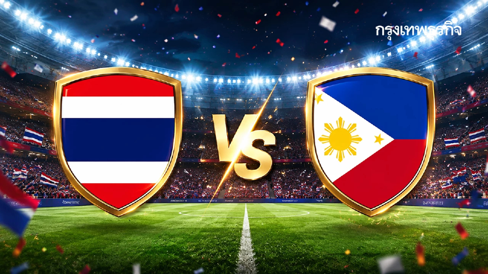 LIVE 🔴 ถ่ายทอดสดฟุตบอล 'ทีมชาติไทย พบ ฟิลิปปินส์’ ดูบอลสด ชิงแชมป์อาเซียน 2026