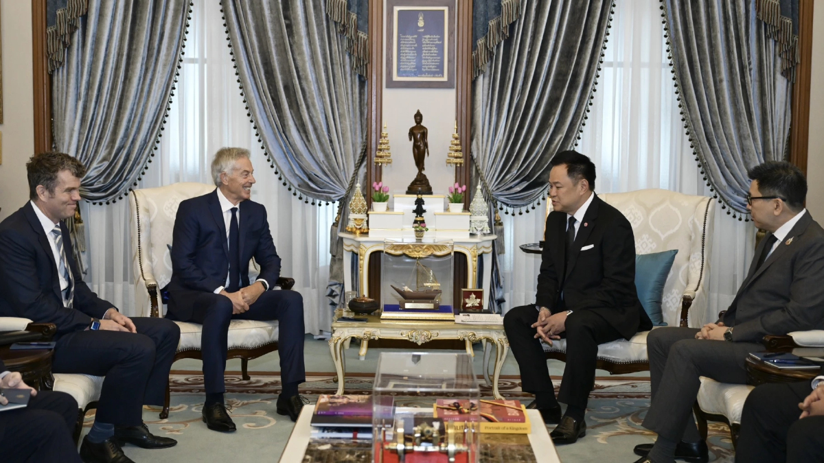 ‘อนุทิน’ ถก ‘โทนี่ แบลร์’ เผย เข้าOECD วาระแห่งชาติ ตั้งเป้าไทยสำเร็จ ปี71