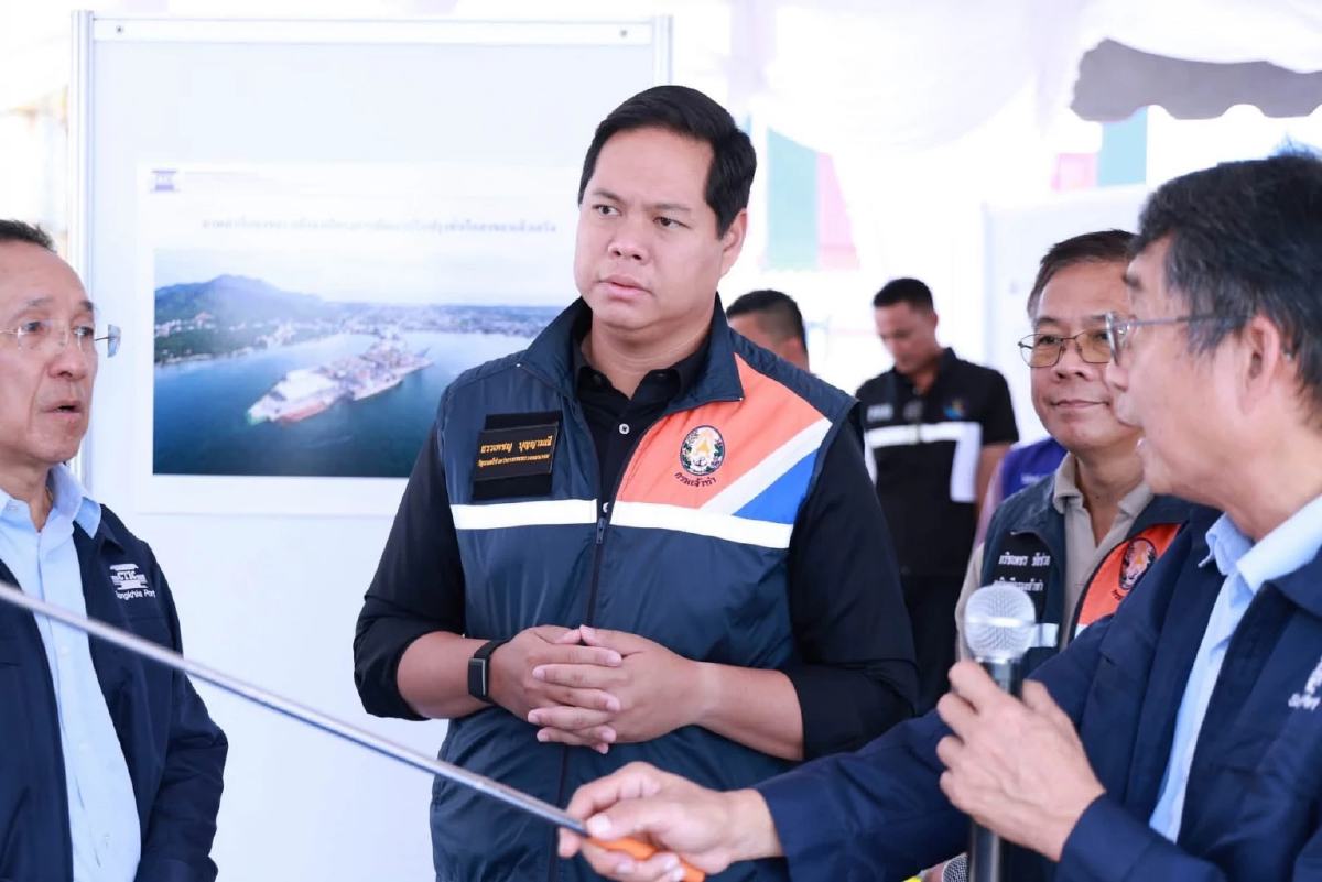 “สรรเพชญ”เผยคมนาคม-เอกชน ผนึกกำลังยกระดับท่าเรือระนอง-สงขลา