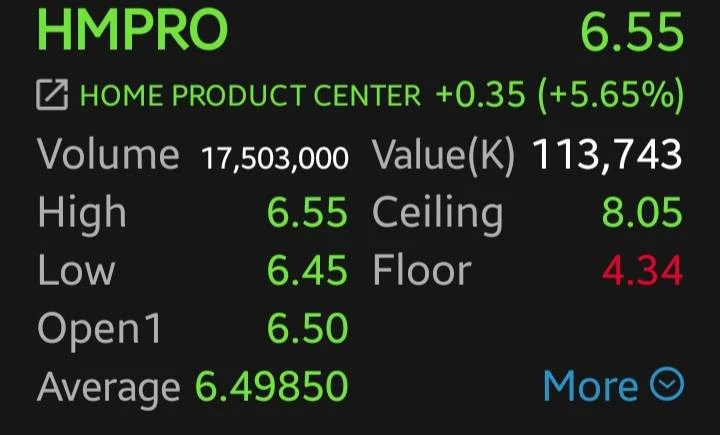 หุ้นซ่อมแซมบ้านกอดคอบวก รับกระแสน้ำท่วม HMPRO-DOHOME พุ่งนำ 5.65% โบรกแนะแค่เทรดดิ้ง