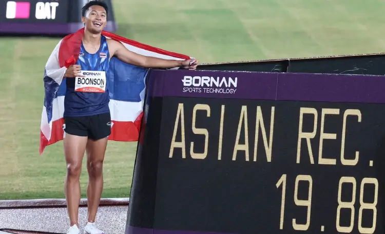 'บิว ภูริพล' ทุบสถิติเอเชีย! คว้าเหรียญทอง วิ่ง 200 ม. เอเชียนเกมส์ 2026