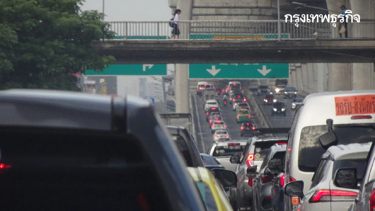 รถติดไม่ไหวแล้ว ถนนรามคำแหง ปิดเบี่ยง สร้างสะพานข้ามแยกมิสทีน