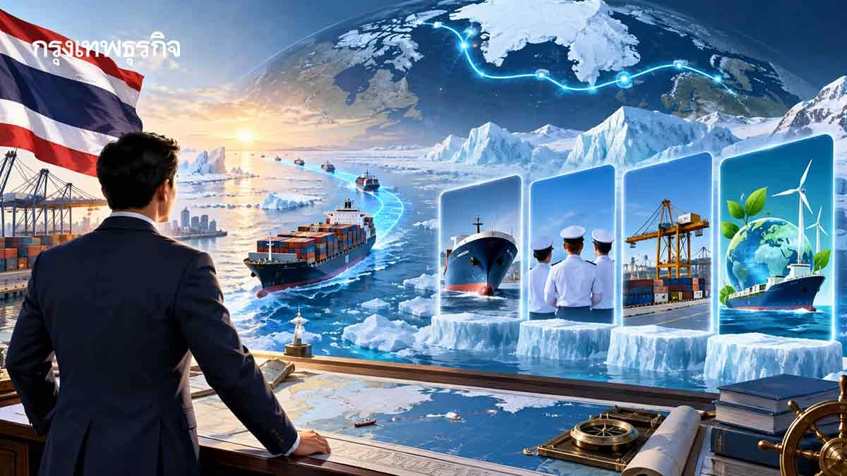 ‘Ice Silk Road’เส้นทางการค้าเปลี่ยนรูป ไทยส่งบอร์ดพาณิชย์นาวีปรับใหม่ 4 เรื่องใหญ่