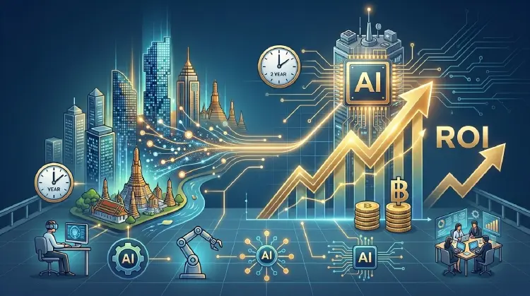 ธุรกิจไทยเร่งเครื่องลงทุน AI คาด ROI พุ่งเกือบ 2 เท่าใน 2 ปี