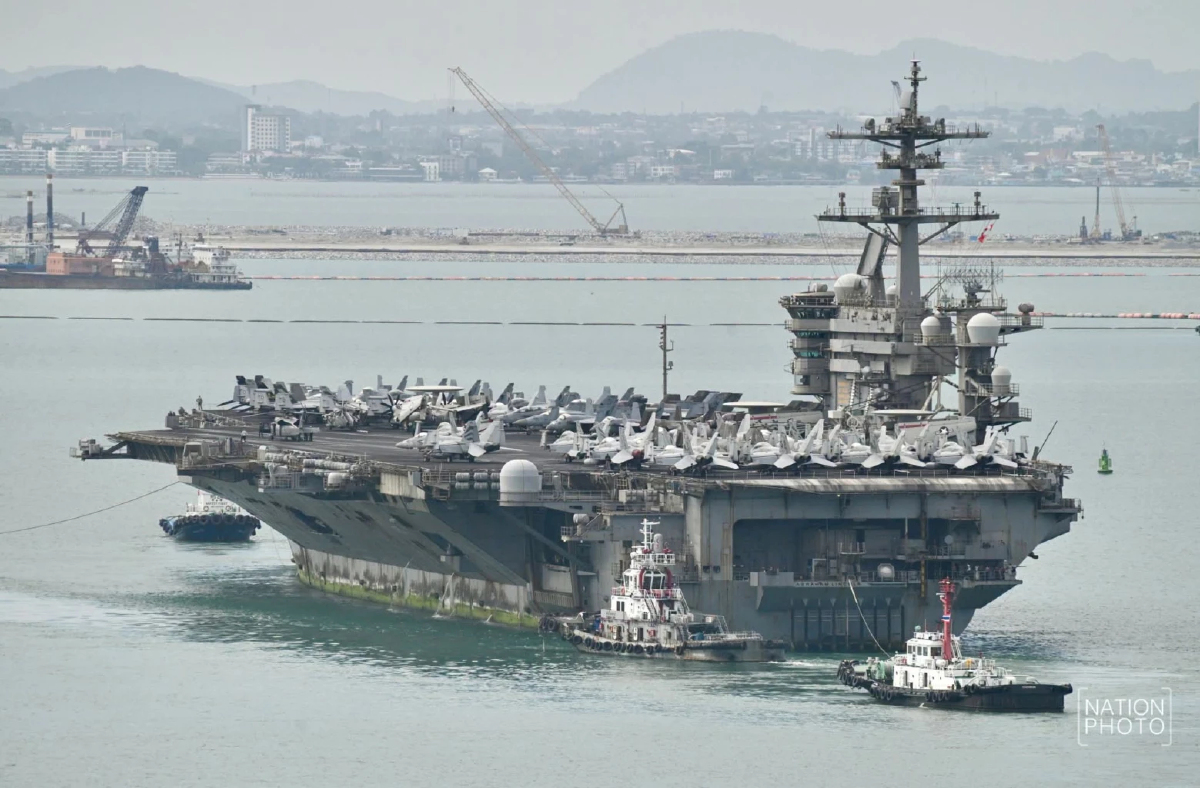 เปิดสภาพเรือ USS Abraham Lincoln กรำศึกหนัก กลางทะเล เกือบ 7 เดือน