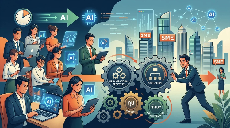 ปรับตัวไม่ทัน! เอสเอ็มอีไทยเร่งใช้ AI แต่ติดปม IT องค์กร