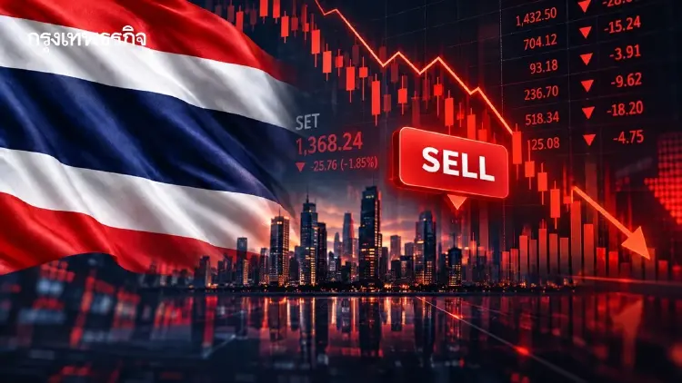 หุ้นไทยเปิดตลาดวันนี้ ร่วง 6.17 จุด สารพัดปัจจัยนอกประเทศกดดัน