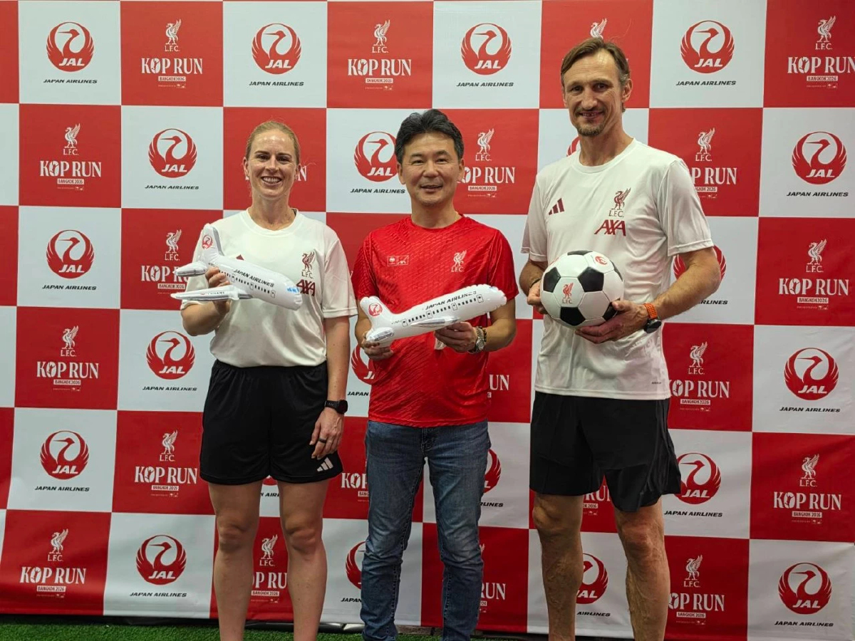 JAL หนุน KOP RUN Bangkok 2026 พาแฟนลิเวอร์พูลรวมพลังสร้างประสบการณ์วิ่งสุดประทับใจ