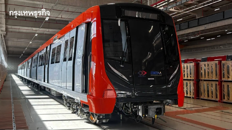 เปิดคืบหน้า 'รถไฟฟ้าสายสีส้ม' พ.ย.นี้รับขบวนแรก พร้อมวิ่งปี 70