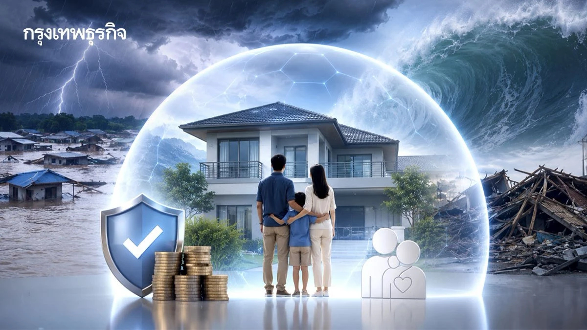 เปิดเกณฑ์ 'ประกันภัยพิบัติ' ชดเชยบ้านหลักแสน เสียชีวิตจ่าย 2 ล้าน