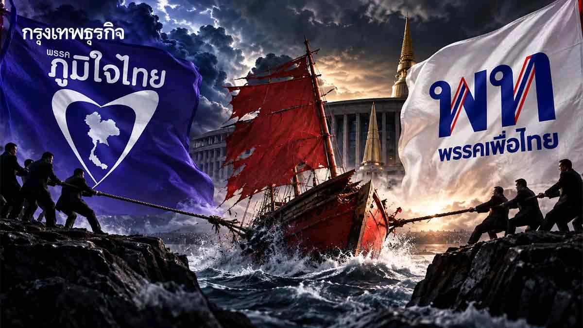 สัญญาณ‘คว่ำเรือธงแดง’  ‘ภท.-พท.’ไม่แตก-ไม่หวานชื่น?