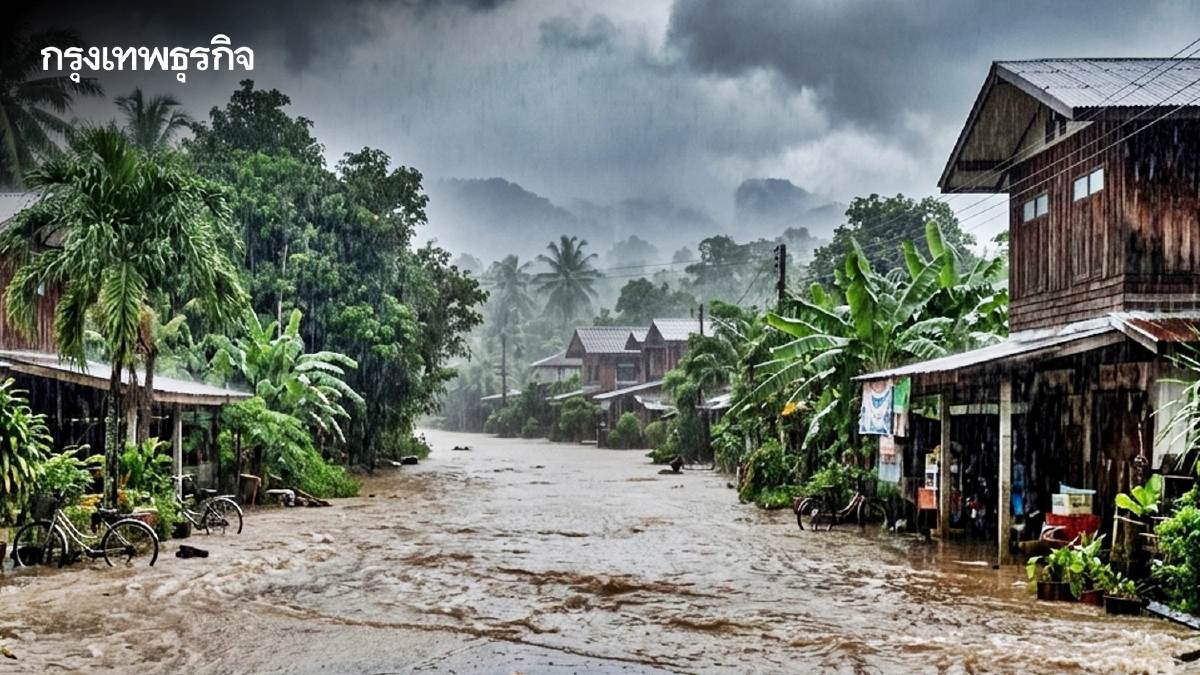 รับมือฝนถล่ม! อุตุฯ เตือน ฉ.4 ฝนตกหนักทั่วไทย 8-13 ก.ย. เปิดพื้นที่เสี่ยงน้ำท่วม น้ำหลาก