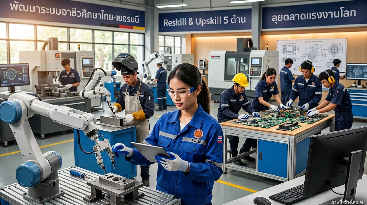 ครม. ไฟเขียว ไทย-เยอรมนี ยกระดับอาชีวศึกษา 5 ด้าน ลุยตลาดแรงงานโลก