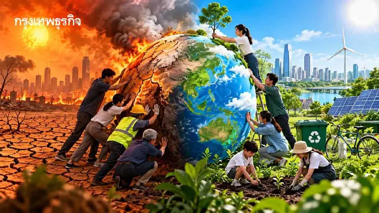 ปชช. 88.2% ปรับพฤติกรรมสู้โลกเดือด นิด้าโพล แนะยกระดับ Collective Action