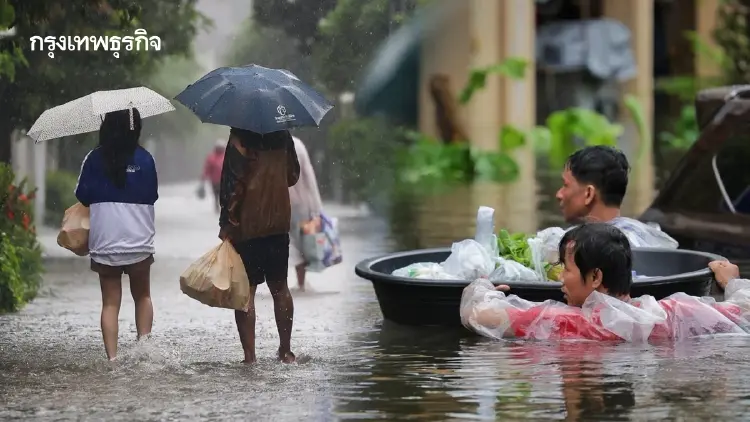 กางพื้นที่ กทม. 38 เขต 118 แขวง เป็นเขตช่วยเหลือภัยพิบัติน้ำท่วม