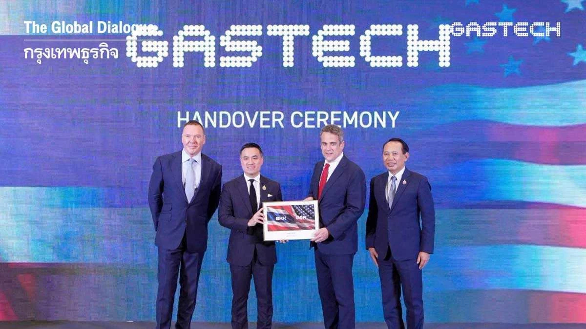 ‘เอกนัฏ’ โชว์ความสำเร็จ Gastech 2026 ส่งไม้ต่ออเมริกา ตอกย้ำฮับพลังงานเอเชีย