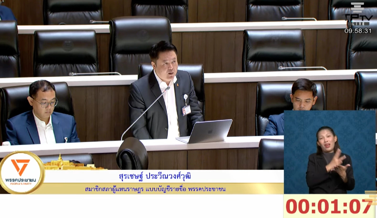 สุรเชษฐ์ แฉรัฐบาล จัดงบลงทุน ไม่ถึง 20% ซัดเป็นศรีธนญชัยเลี่ยงกม.