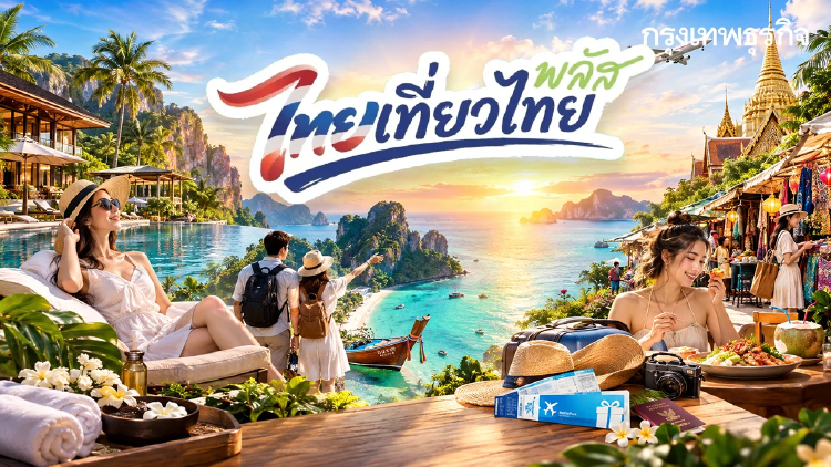 คืบหน้า แจกเงินสนับสนุน ไทยเที่ยวไทยพลัส 3,000 บาท เพิ่มคูปอง 1,000 บาท
