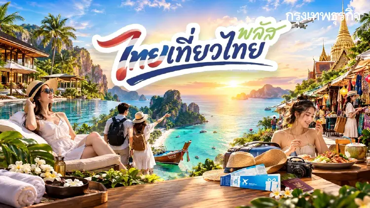 คืบหน้า แจกเงินสนับสนุน ไทยเที่ยวไทยพลัส 3,000 บาท เพิ่มคูปอง 1,000 บาท