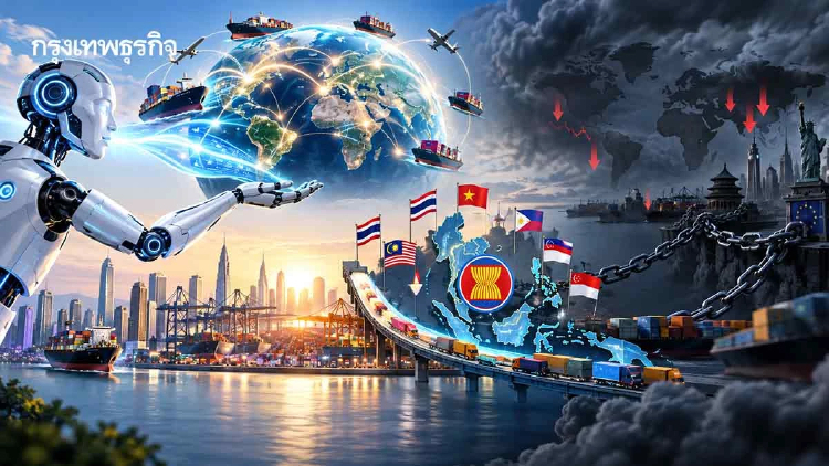 'WTO' ชี้ ‘เอไอ’ต่อลมหายใจการค้าโลกโตสวนปัจจัยลบ 'IMF'ชี้อาเซียนเสี่ยงพึ่งพานอกภูมิภาค