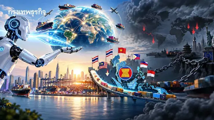 'WTO' ชี้ ‘เอไอ’ต่อลมหายใจการค้าโลกโตสวนปัจจัยลบ 'IMF'ชี้อาเซียนเสี่ยงพึ่งพานอกภูมิภาค
