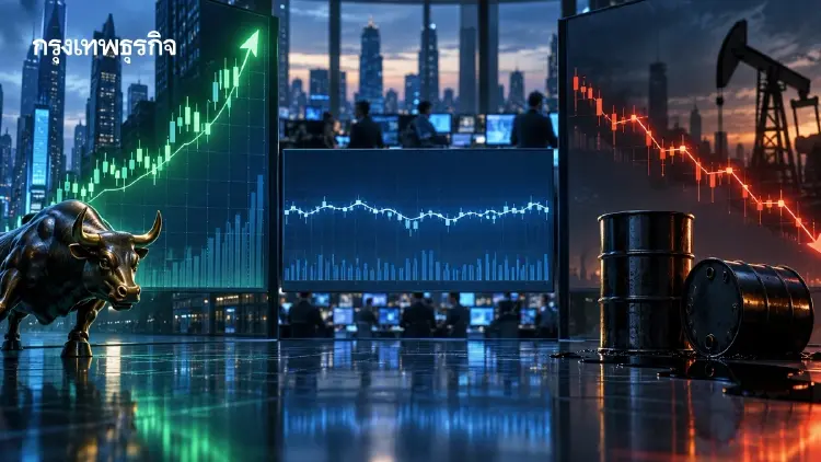 แนสแด็กปิดสูงสุดใหม่ S&P 500 ทรงตัว ราคาน้ำมันดิบร่วง 5 วันติด