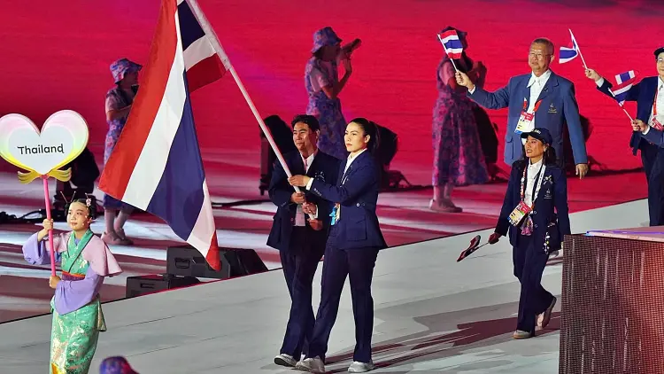 เปิดฉากแล้ว! พิธีเปิดเอเชียนเกมส์ 2026 'ทัดดาว-เฉลิมฉาน' ถือธงชาติไทยนำขบวน