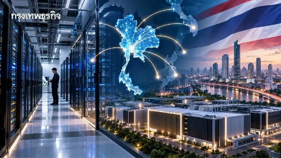 Data Center แห่ปักหมุดไทย ทุ่ม 5.7 แสนล้านดันไทยติด Top 3 เอเชีย