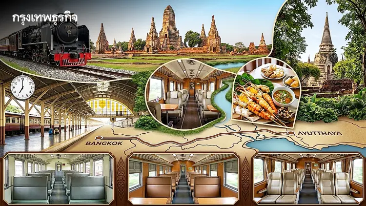 รฟท. ชวนนั่งรถจักรไอน้ำ เที่ยวอยุธยา วันปิยมหาราช เปิดจองตั๋ว 25 ก.ย. นี้