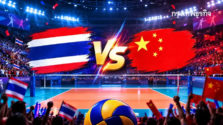 ดูวอลเลย์บอลหญิงสด ‘ทีมชาติไทย พบ จีน' เอเชียนเกมส์ 2026 รอบรองฯ