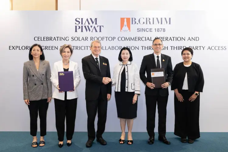 'บี.กริม-สยามพิวรรธน์' ซื้อขายไฟสะอาด TPA ลุย COD โซลาร์ 'พารากอน' 800 เมกะวัตต์