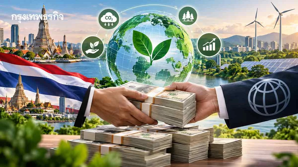 ไทยกู้6.4พันล้าน‘ธนาคารโลก’  หนุนการพัฒนาตลาดคาร์บอน พร้อมโชว์เวทีไอเอ็มเอฟ-ธนาคารโลก12 - 18 ต.ค. 2569 ที่กรุงเทพ