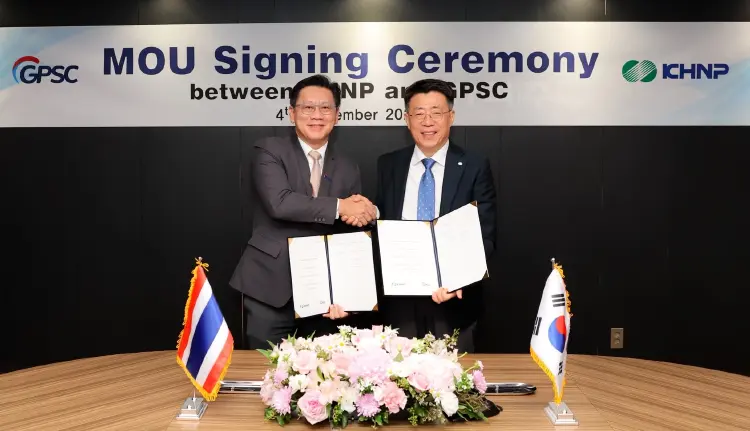GPSC ดึง KHNP ปักหมุดศึกษา 'นิวเคลียร์ SMR' ยกระดับพลังงานสะอาดไทย