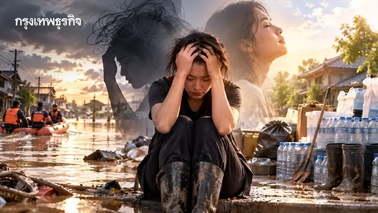 กรมสุขภาพจิตแนะวิธี ‘ดูแลใจ’ ก้าวผ่านน้ำท่วมอย่างมีสติ- ปลอดภัย