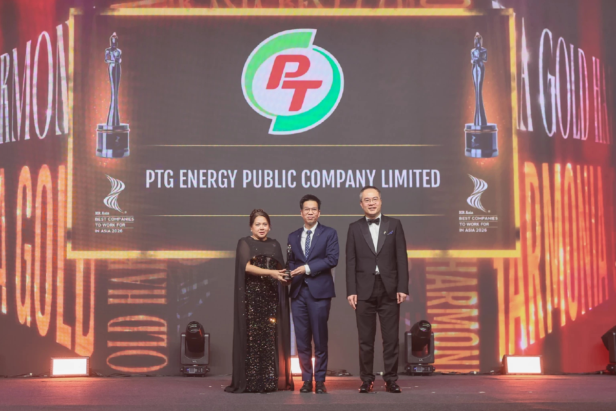 PTG คว้า 4 รางวัลใหญ่จาก HR Asia ต่อเนื่อง 6 ปีซ้อน ตอกย้ำความสำเร็จระดับสากล