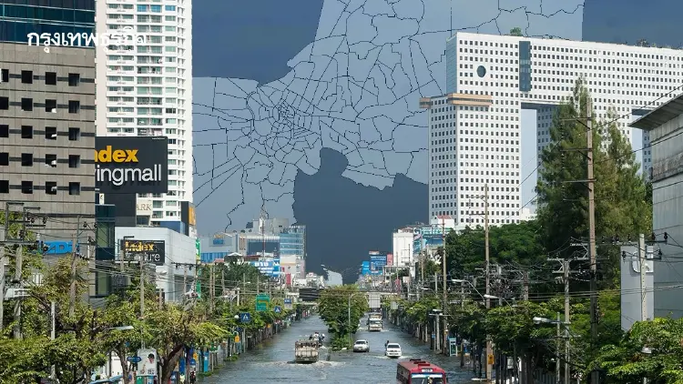 แผนสู้ 'น้ำ 3 สหาย' มวลฝนกัมพูชาถล่ม กทม. เมืองแอ่งกระทะท่วม เร่งระบายออกแปดริ้ว