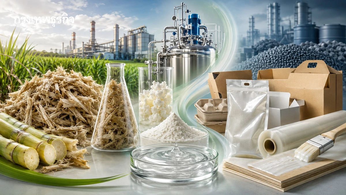 CMC หรือ Carboxymethyl Celluloseจากชีวมวล: โอกาสใหม่ สู่บรรจุภัณฑ์สีเขียวของไทย