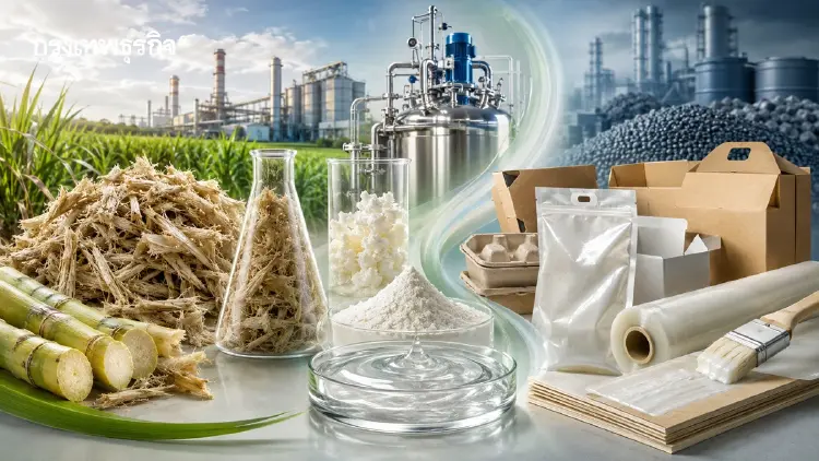 CMC หรือ Carboxymethyl Celluloseจากชีวมวล: โอกาสใหม่  สู่บรรจุภัณฑ์สีเขียวของไทย