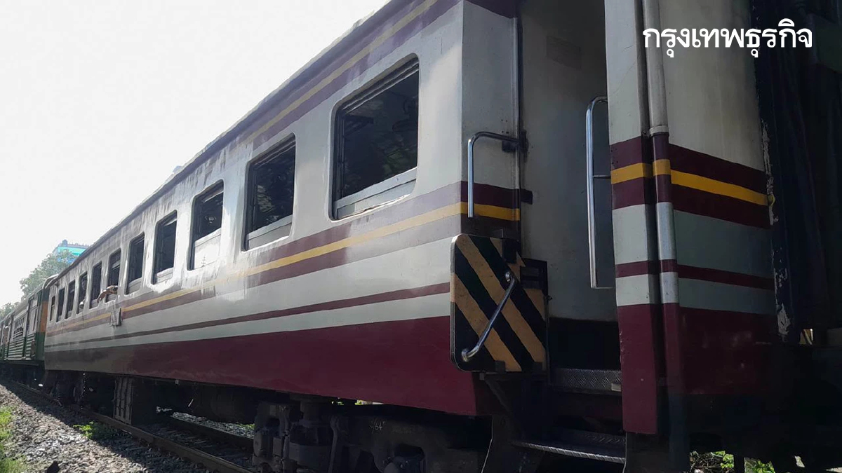 ด่วน! รถไฟเฉี่ยวชนคนเดินเท้า หมดสติคาที่ เขตห้วยขวาง กทม.