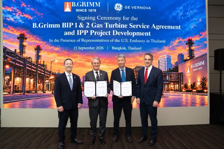 'บี.กริม-GE Vernova' ร่วมยกระดับเทคโนโลยีพลังงาน รับการเติบโตอาเซียน