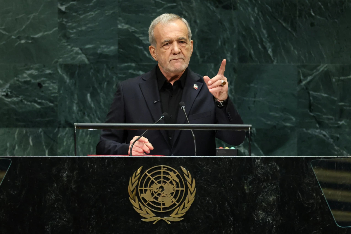 ปธน.อิหร่าน ตำหนิทรัมป์ ‘ชอบข่มเหง’ ในงานประชุม UNGA81 ลั่น จะไม่ยอมจำนนสหรัฐ