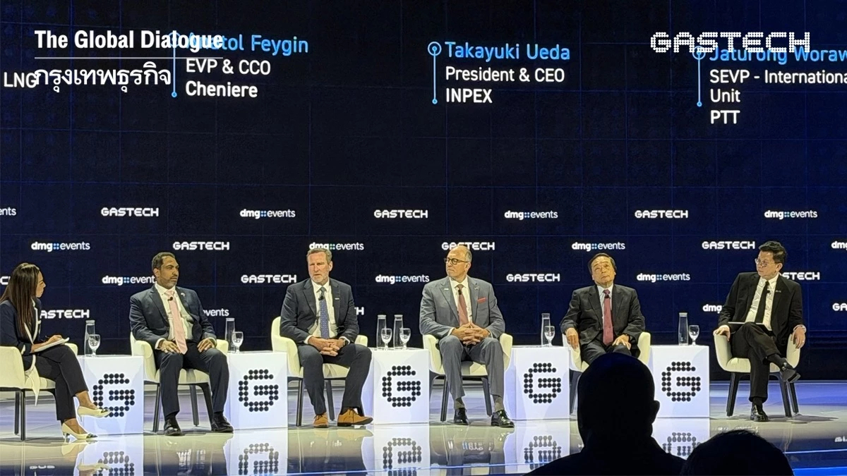 บิ๊กพลังงานฟันธงดีมานด์ LNG โตเท่าตัวปี 2050 ชูสัญญาระยะยาวสู้ราคาผันผวน