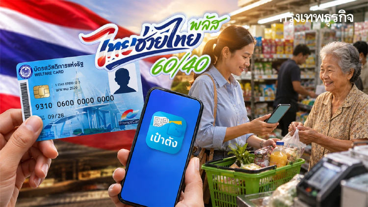 จ่ายทุกคน 1,000 บาท เงินเข้า ไทยช่วยไทยพลัส + บัตรสวัสดิการแห่งรัฐ