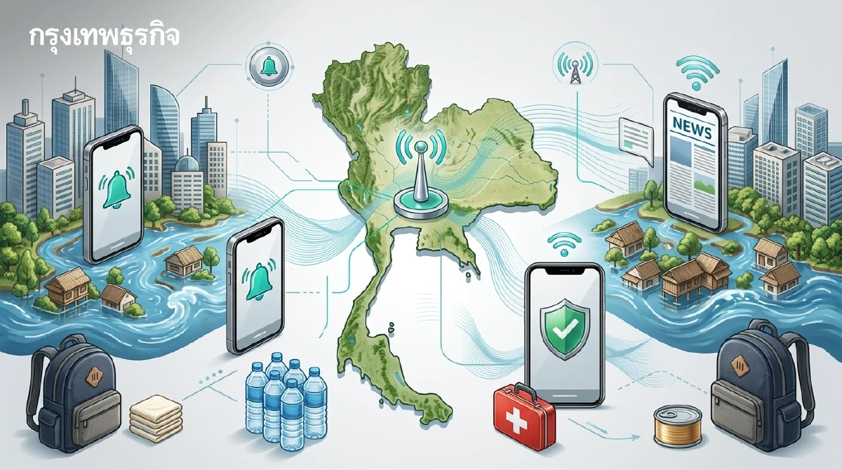 LINE เผยคนไทย 75% ไม่พร้อมรับมือภัยพิบัติ กังวล 'น้ำท่วม' มากที่สุด
