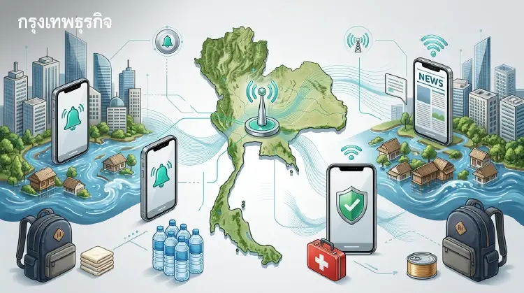 LINE เผยคนไทย 75% ไม่พร้อมรับมือภัยพิบัติ กังวล 'น้ำท่วม' มากที่สุด